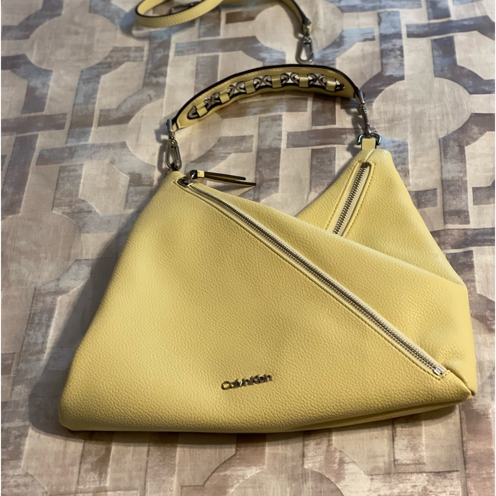 Calvin Klein Envelope Purse, Pale Yellow